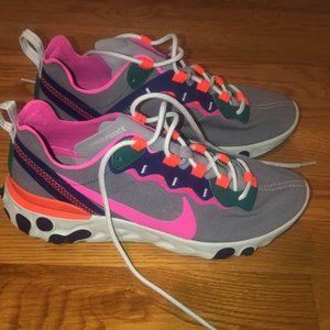Women's Nike React Element 55 size 7.5 sneakers